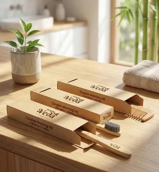 Couples Morning Kit (2 Brushes + 1 Comb)